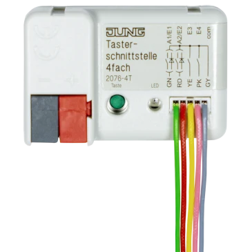 KNX Кнопочный интерфейс 4x