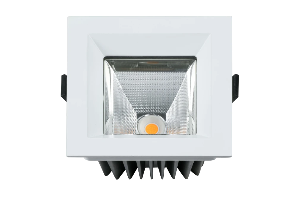 Встраиваемый светильник AQUARIUS 220V, 12W, 110*110, 3000K, 55°, IP65, белый