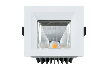 Встраиваемый светильник AQUARIUS 220V, 12W, 110*110, 3000K, 55°, IP65, белый