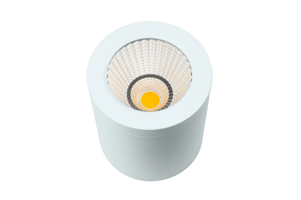 Накладной светильник ZY 220V, 15W, Ø90, 3000K, 60°, IP54 , белый