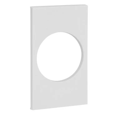 Накладка на розетку 220V с/з со шторками 16A (Белый матовый) MEITON AW04