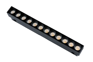 Трековый светильник NOVA 48V, 9W, 192*20*36.5, 4000K, 55°, черный