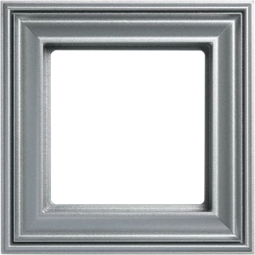Рамка 1-пост; термопласт; алюминий; Eco Deco