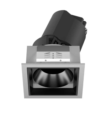 Встраиваемый светильник STARS A 220V, 12W, 63,5*63,5, 3000K, 24°, черный