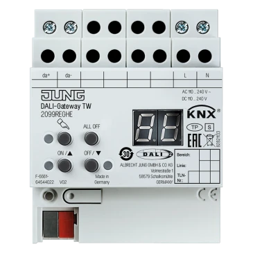 KNX DALI -Шлюз TW, рег, 4-й