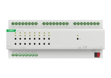 Актуатор многофункциональный, 8 каналов, 10А, KNX Secure