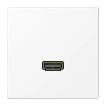 Лицевая панель с HDMI-интерфейсом, белоснежный матовый