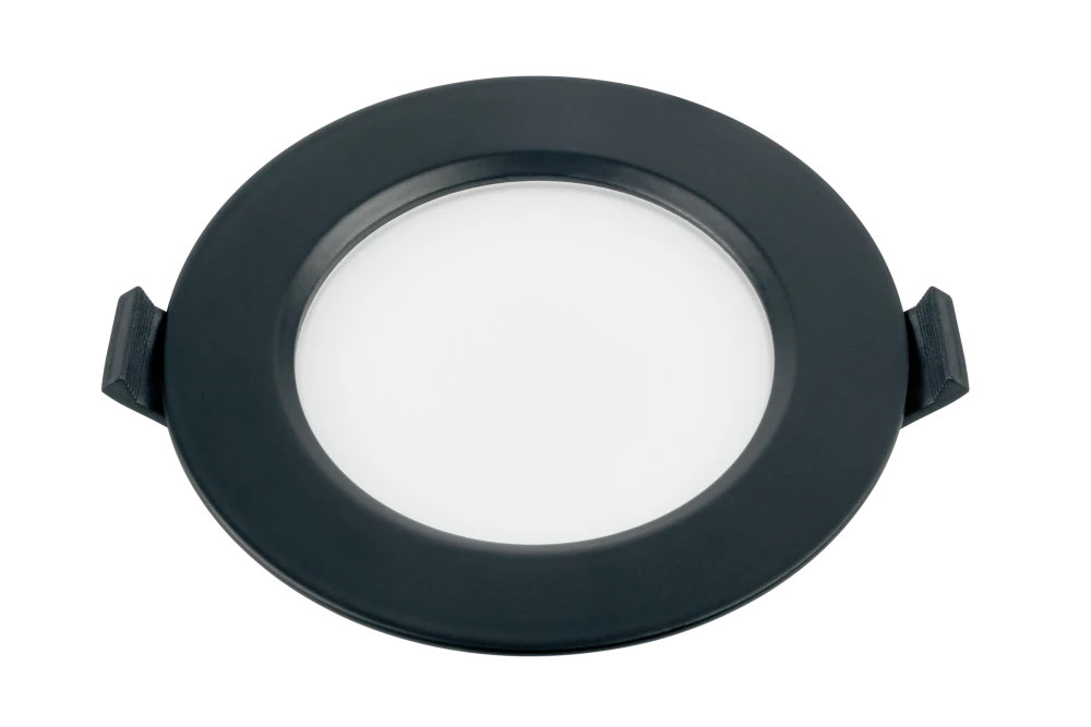 Встраиваемый светильник XF 220V, 10W, Ø110, 3000K, 100°, IP54, черный