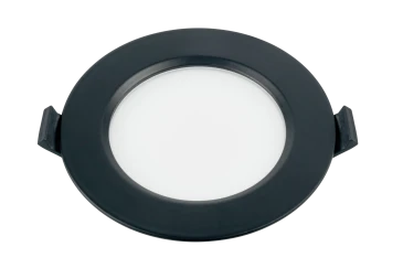 Встраиваемый светильник XF 220V, 10W, Ø110, 3000K, 100°, IP54, черный