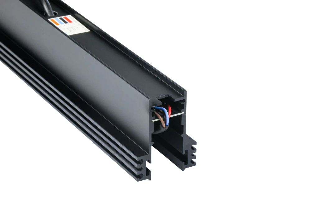 Встраиваемый профиль NOVA 48V, 2000mm, черный