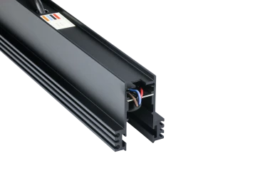 Встраиваемый профиль NOVA 48V, 2000mm, черный
