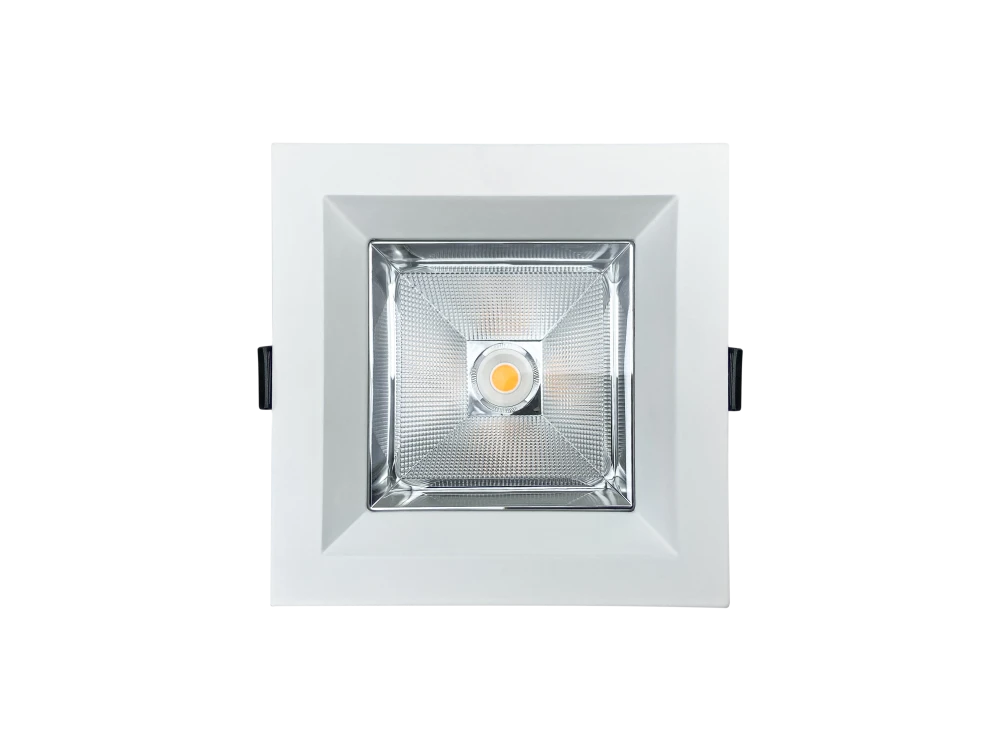 Встраиваемый светильник AQUARIUS 220V, 20W, 127*127, 3000K, 55°, IP65, белый