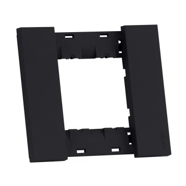 Рамка 1-ая цвет-черный матовый MEITON AA4802AG