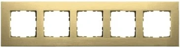 Рамка 5-постовая, алюминий Champagne Gold
