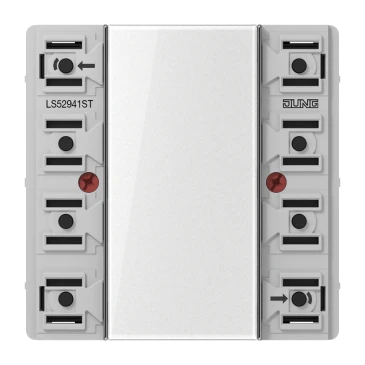 KNX кнопочный сенсорный модуль универсальный 4 группы, F50, Безопасный