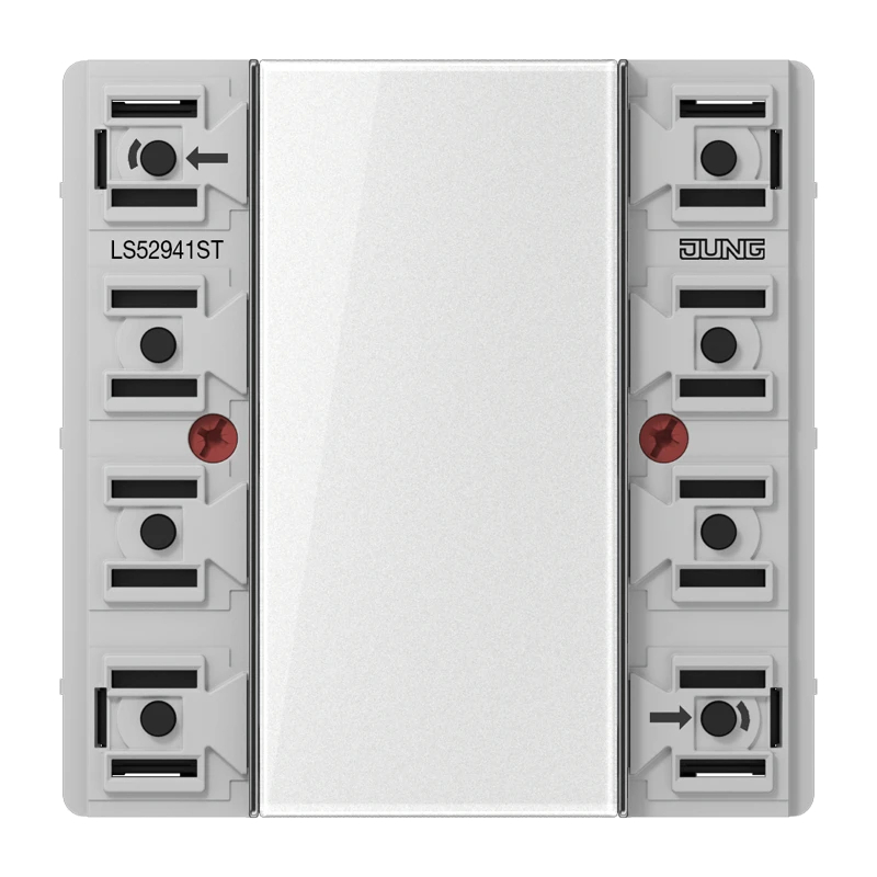 KNX кнопочный сенсорный модуль универсальный 4 группы, F50, Безопасный