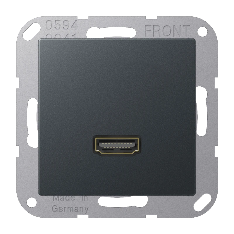 Лицевая панель с HDMI-интерфейсом, матовый антрацит