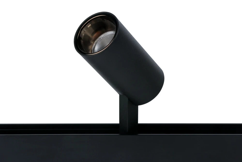 Трековый светильник ONYX 24V, 6W, Ø38.5, 3000K, 38°, черный