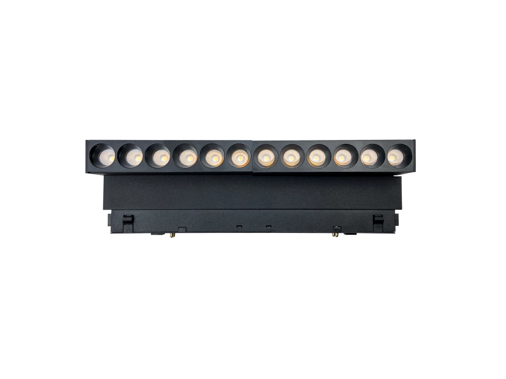 Трековый светильник NOVA 48V, 9W, 195*20*82, 3000K, 55°, черный