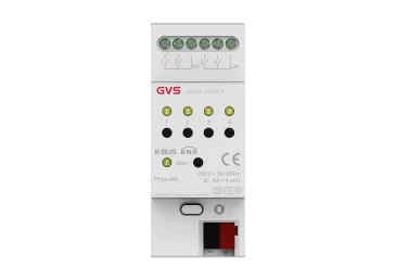 Актуатор многофункциональный, 4 канала, 6А, KNX Secure