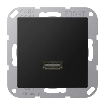 Лицевая панель с HDMI-интерфейсом, матовый чёрный графит