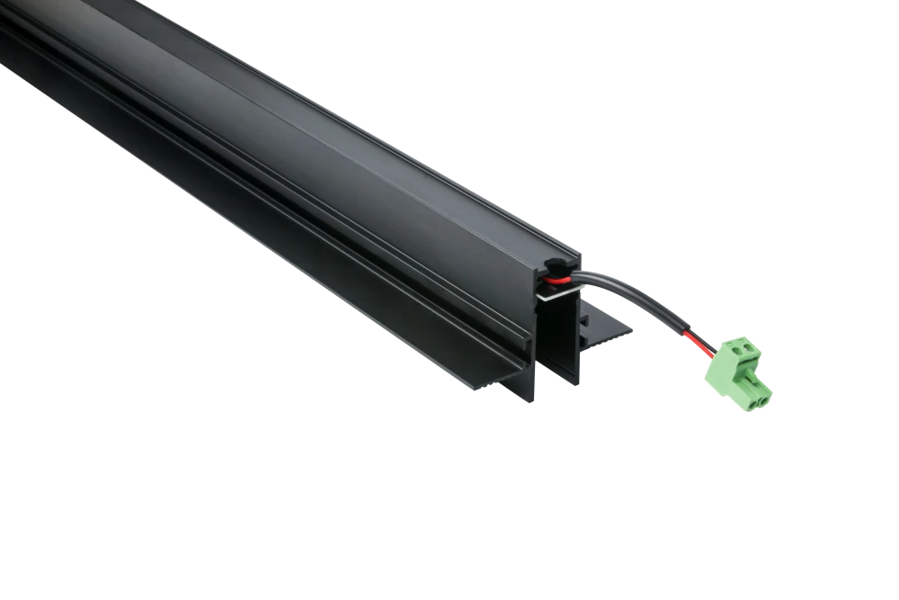 Встраиваемый профиль ONYX 24V, 2000mm, черный