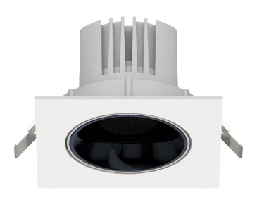 Встраиваемый светильник VAST 220V, 12W, 100*100, 3000K, 38°, черный