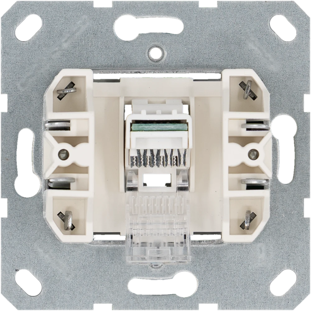 Интернет-розетка RJ-45 Jasmart в цвете «Антрацит»