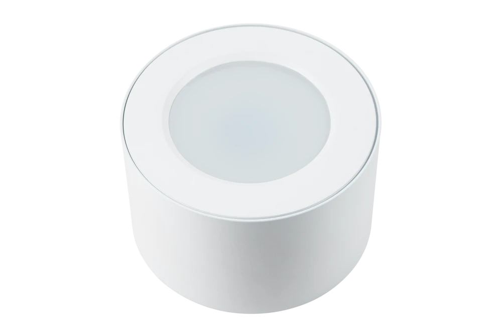 Накладной светильник XF 220V, 10W, Ø114, 3000K, 100°, IP54, белый