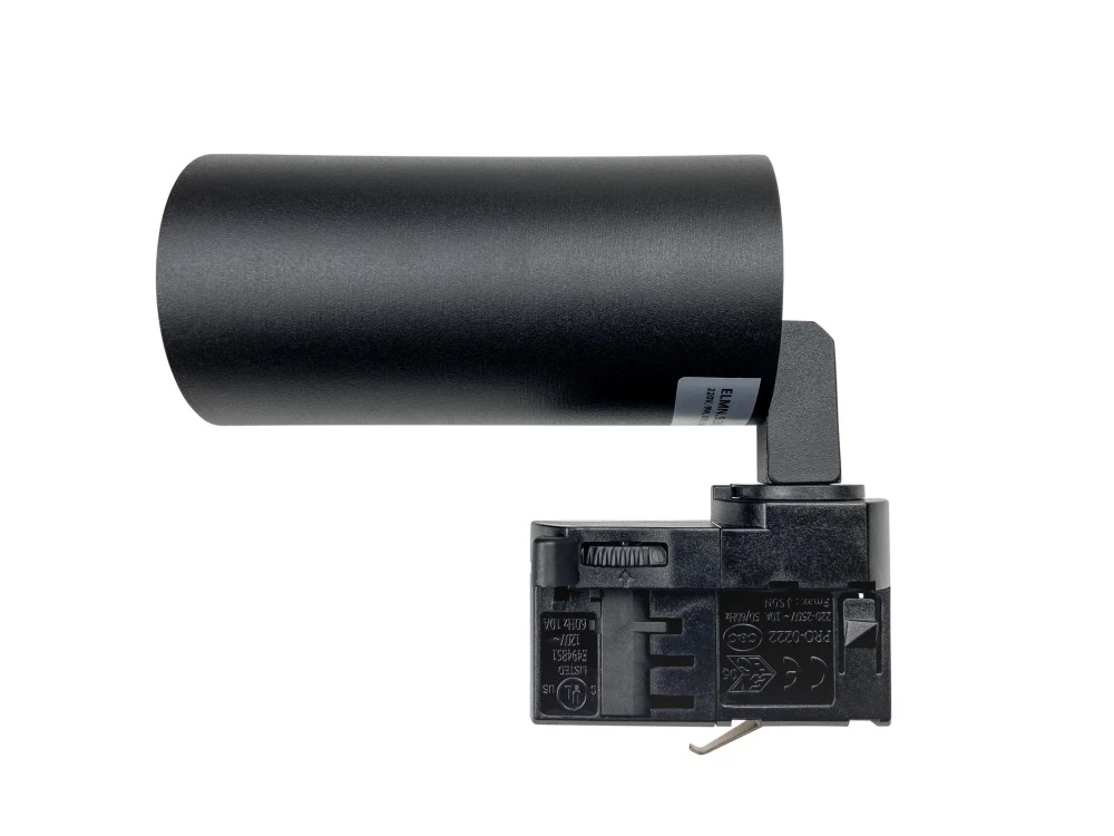Трековый светильник MINI 220V, 9W, Ø55, 3000K, 45°, черный