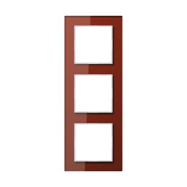 Стеклянная рамка 3x, A CREATION, красного цвета, вертикальная и горизонтальная установка