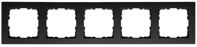 Рамка G-Flex 5-постовая, цвет Антрацит