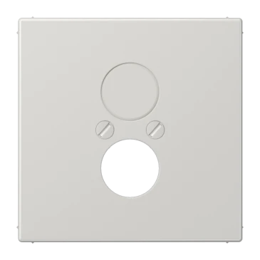 Kрышка 2 группы, для цилиндрических соединителей до 18,5 мм Ø, светло-серый