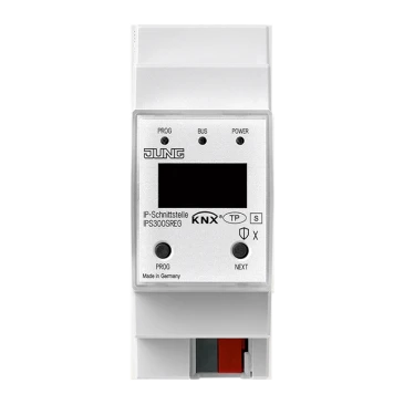 KNX IP-интерфейс, устройство для крепления на Din-рейку, 2 установочных модуля, KNX Secure