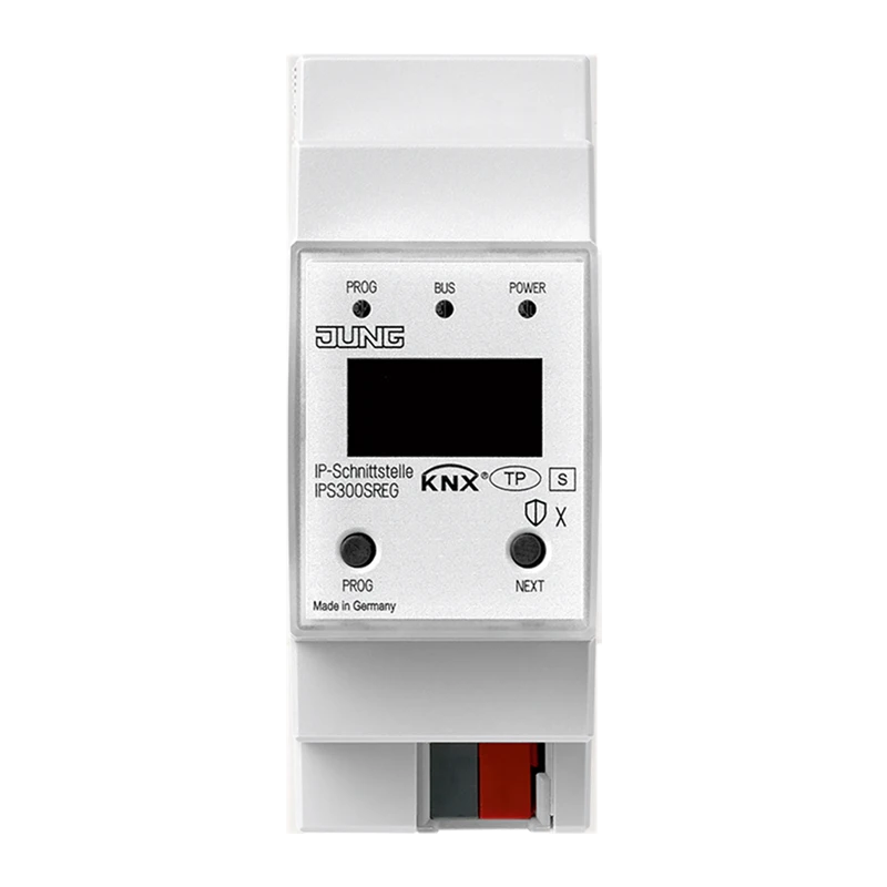 KNX IP-интерфейс, устройство для крепления на Din-рейку, 2 установочных модуля, KNX Secure