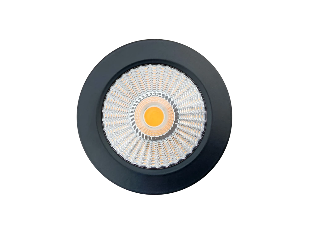 Накладной светильник ZY 220V, 15W, Ø90, 3000K, 60°, IP54 , черный