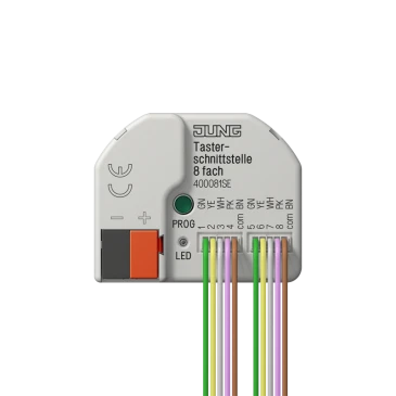 KNX интерфейс кнопок, 8 групп, KNX Secure