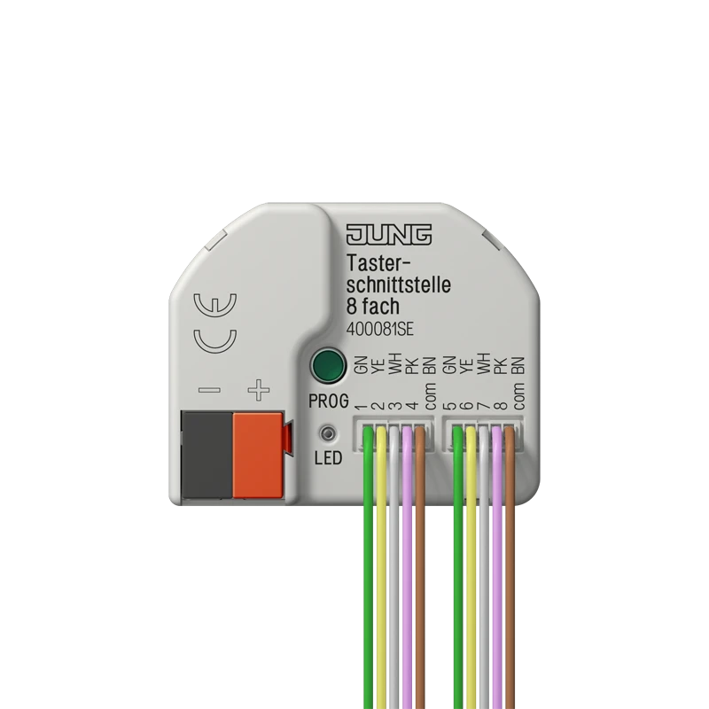 KNX интерфейс кнопок, 8 групп, KNX Secure