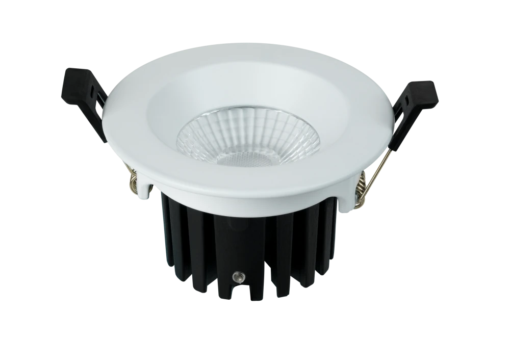 Встраиваемый светильник LUX 220V, 10W, Ø90, 4000K, 60°, IP54, белый