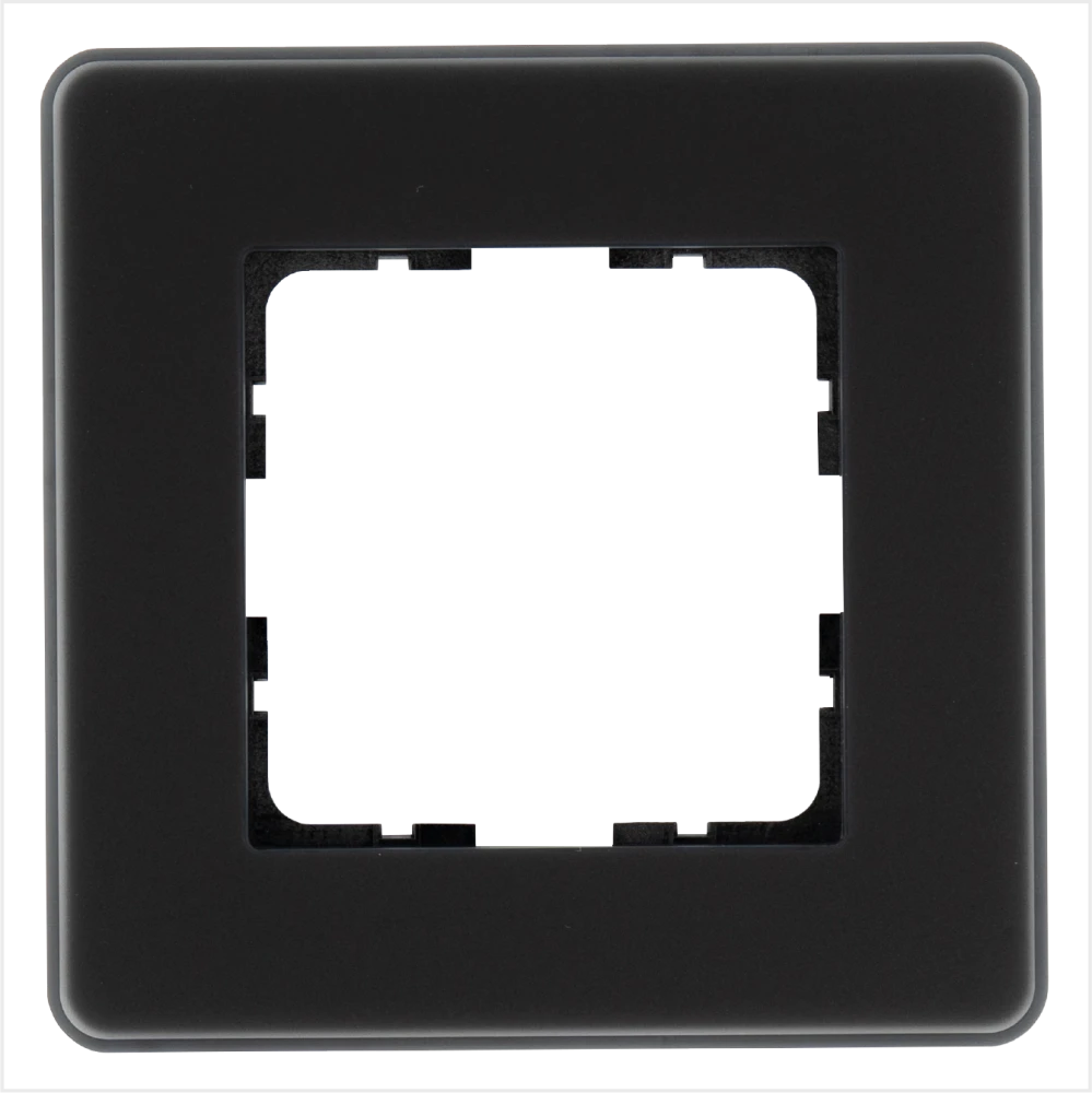 Рамка Jasmart на 1 пост в цвете «Стекло Matt Black Glass»