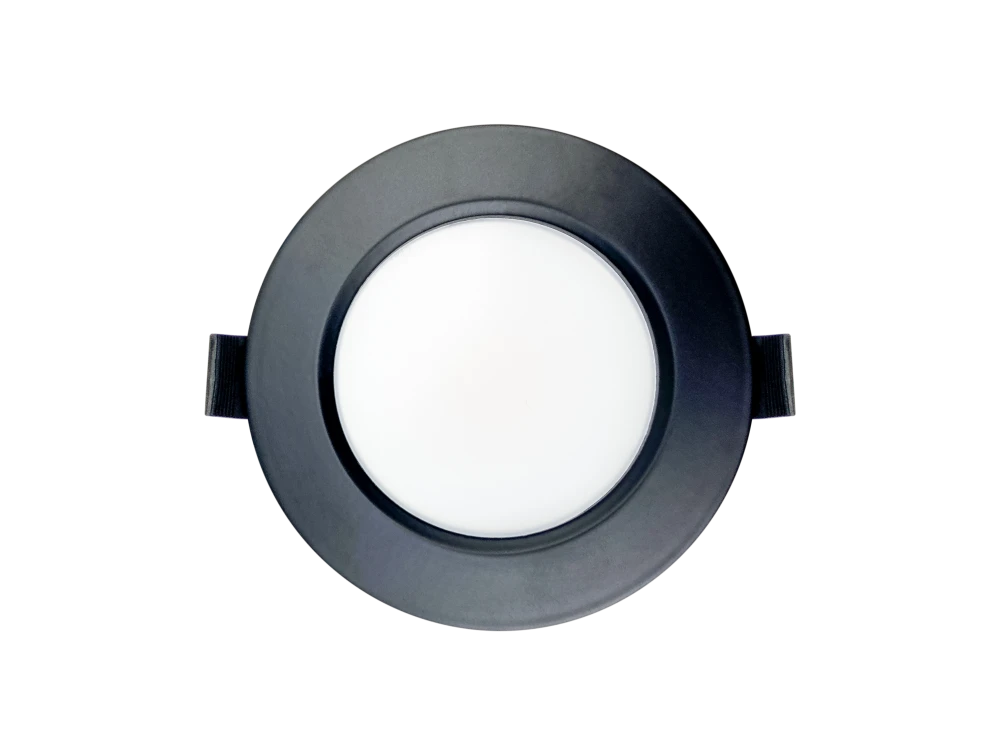 Встраиваемый светильник XF 220V, 10W, Ø110, 3000K, 100°, IP54, черный