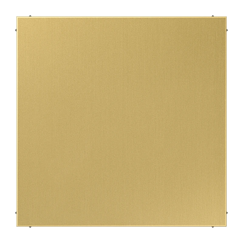 Крышка без отверстий (фиксация защёлкиванием), латунь Classic