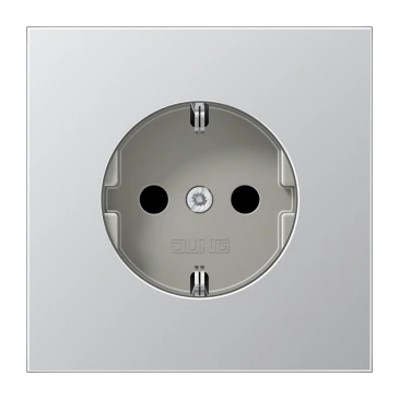SCHUKO®-розетка, алюминий