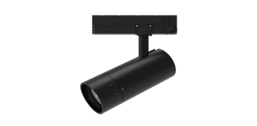 Трековый светильник ZOOM PLUS 220V, 25W, Ø72, 3000K, 20°~60°, TRIAC , черный