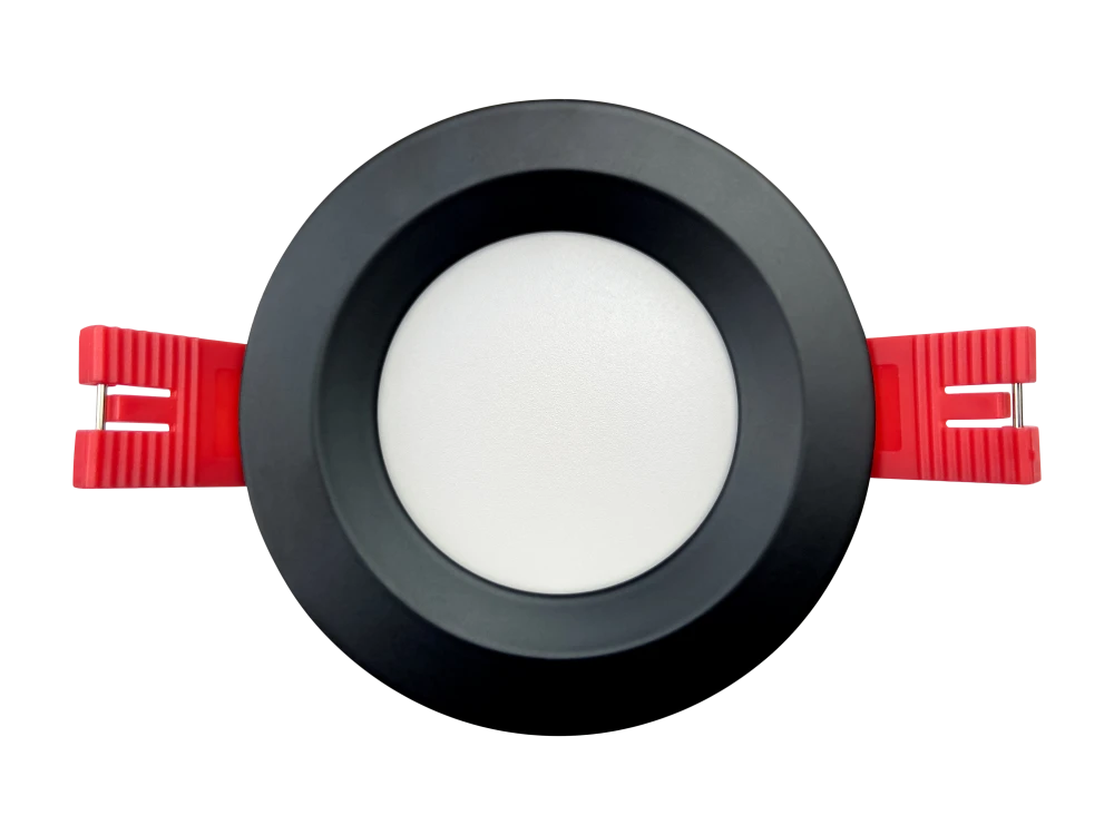 Встраиваемый светильник AEROLITE 220V, 6W, Ø110, 3000K, 100°, IP44, черный