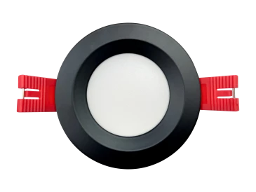 Встраиваемый светильник AEROLITE 220V, 6W, Ø110, 3000K, 100°, IP44, черный