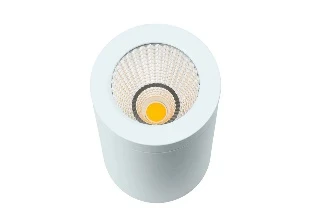 Накладной светильник ZY 220V, 15W, Ø90, 3000K, 60°, IP54 , TRIAC, белый