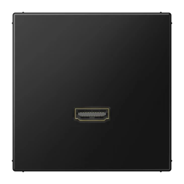 Лицевая панель с HDMI-интерфейсом, матовый чёрный графит