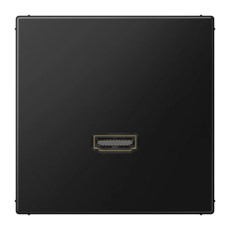 Лицевая панель с HDMI-интерфейсом, матовый чёрный графит