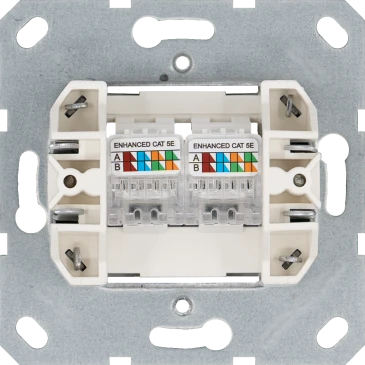 Интернет-розетка RJ-45 Jasmart в цвете «Тауп»